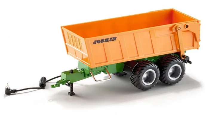 SIKU 6780, Tandem-Achs-Anhänger, 1:32, Fernsteuerbar, Für SIKU CONTROL Fahrzeuge mit Anhängerkupplung, Metall/Kunststoff, Orange