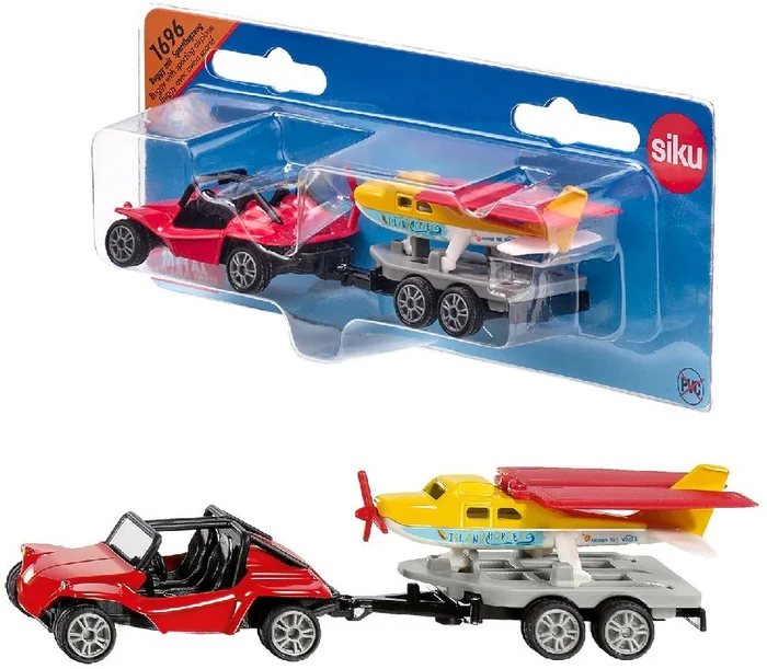 SIKU Buggy mit Sportflugzeug