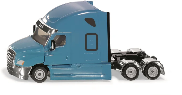 Siku Siku Freightliner Cascadia Speelgoedtrekker 1:50 kunststof/metaal blauw motorkap kan open koppeling te combineren met SUPER-aanhangers met een schaal van 1:50