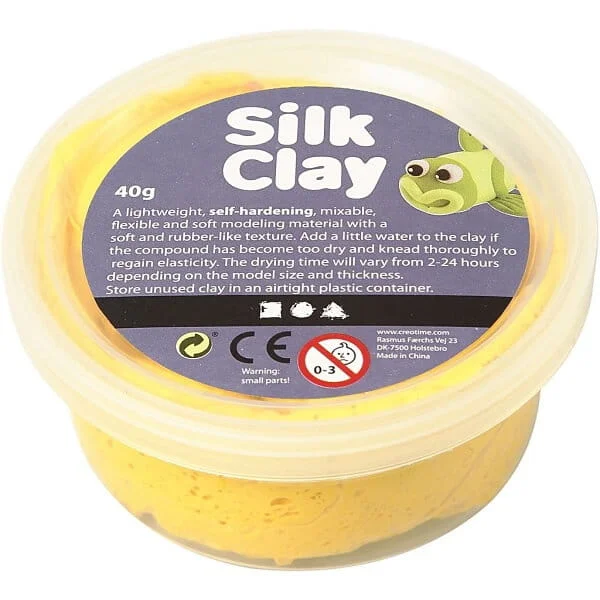 Silk Clay Modelliermasse, Gelb