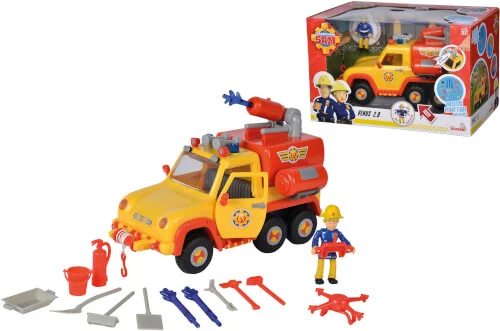 SIMBA Feuerwehrmann Sam – Feuerwehrauto Venus 2.0 mit Figur