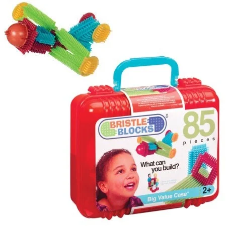 Simply Bristle Blocks 85 delig in koffer. 2+