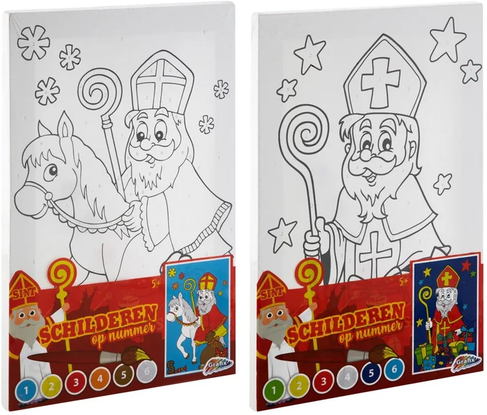 Sinterklaas Canvas Schilderen Op Nummer