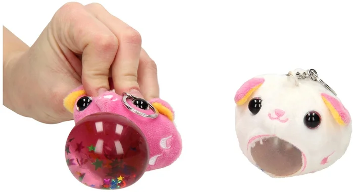 Sleutelhanger Knijpdier Kat