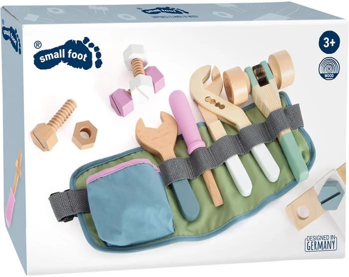 Small Foot – Gereedsschapsriem met Houten Gereedschap, 15dlg.