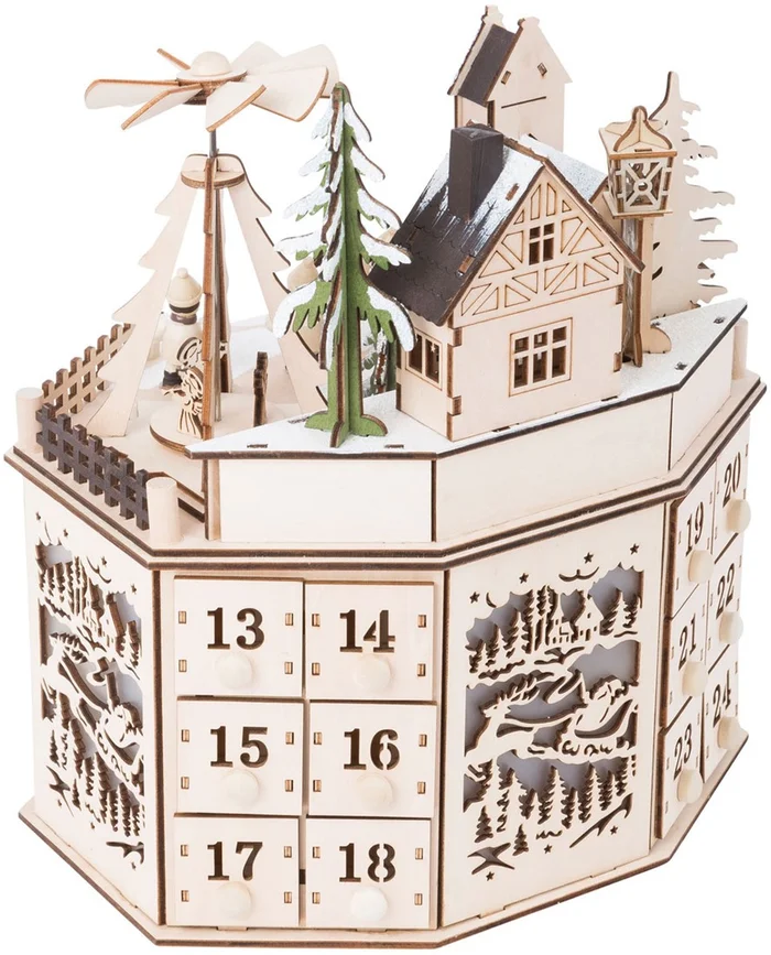 Small Foot – Houten Adventskalender Kerst Landschap
