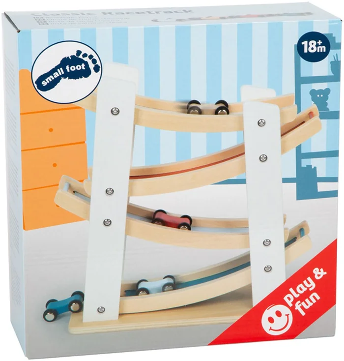 Small Foot – Houten Autobaan met 4 Auto’s
