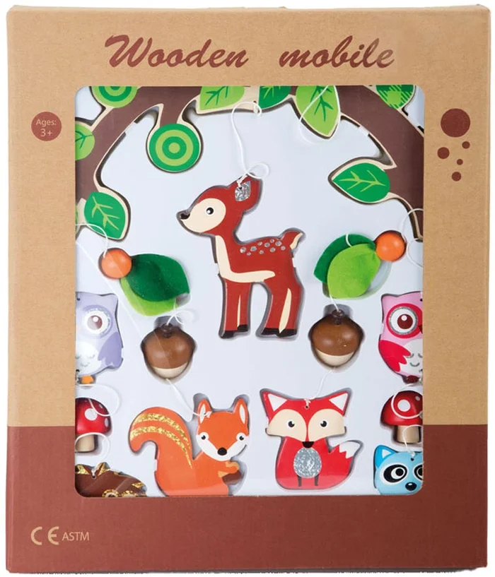 Small Foot – Houten Baby Mobiel Bosdieren