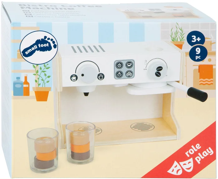 Small Foot – Houten Bistro Koffiemachine, 9dlg.