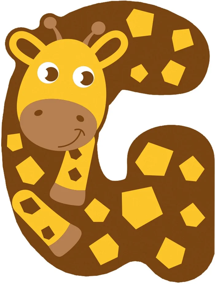 Small Foot – Houten Dieren Kinderletter – G