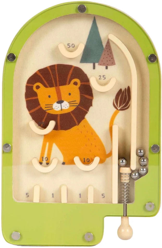 Small Foot – Houten Mini Flipperspel Leeuw
