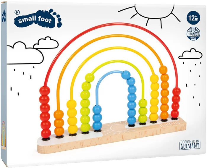 Small Foot – Houten Motoriekspiraal Regenboog