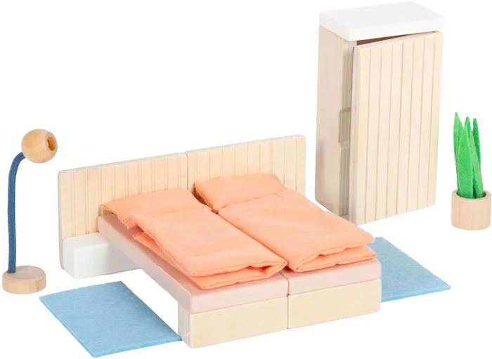 Small Foot – Houten Poppenhuis Meubeltjes Slaapkamer