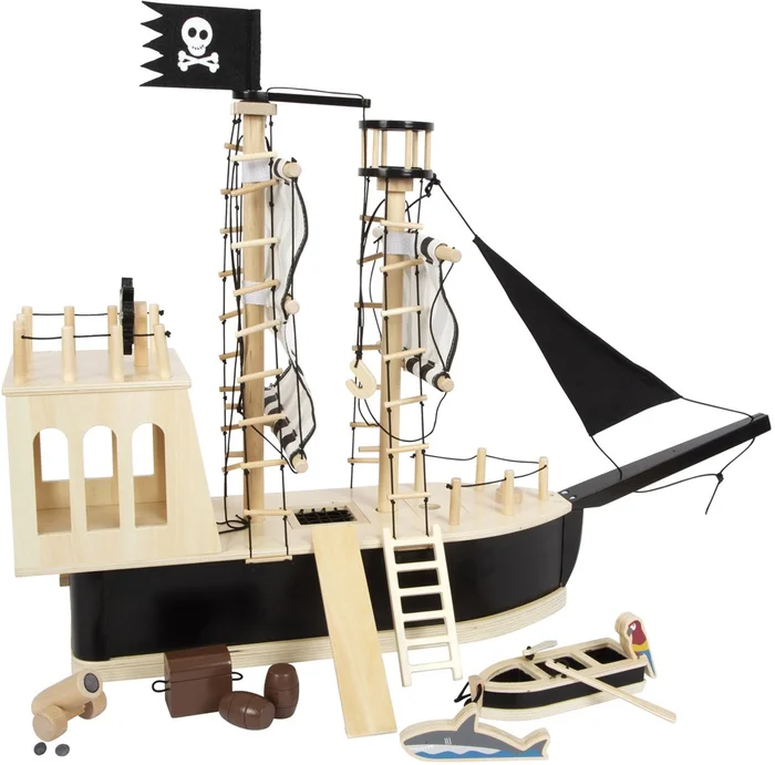 Small Foot – Houten Poppenhuis Piratenboot