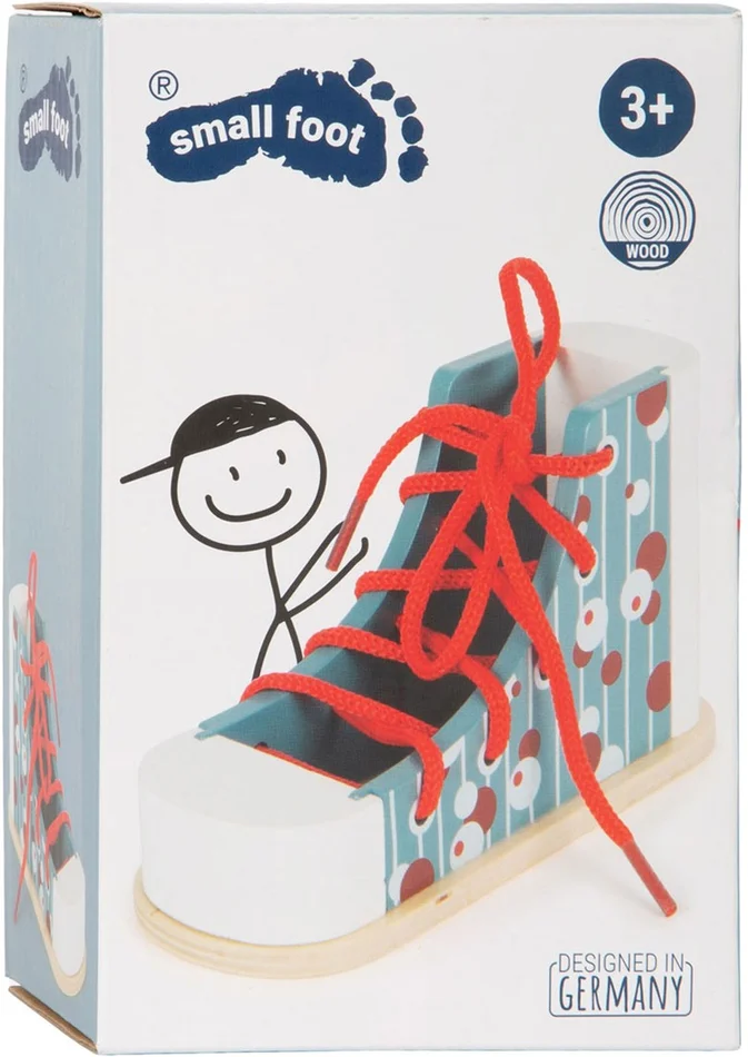 Small Foot – Houten Rijgschoen met Veter