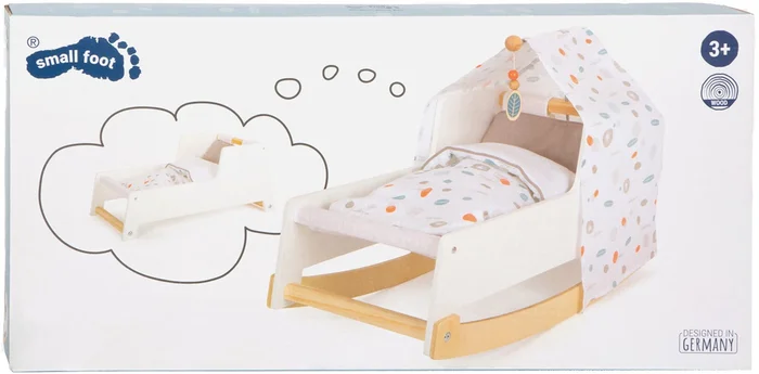 Small Foot – Houten Schommel Poppenbed Little Button