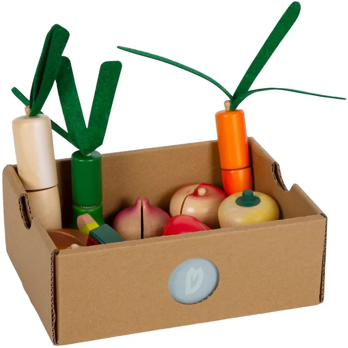 Small Foot – Houten Snij- en Groenten Speelset Fresh, 14dlg.