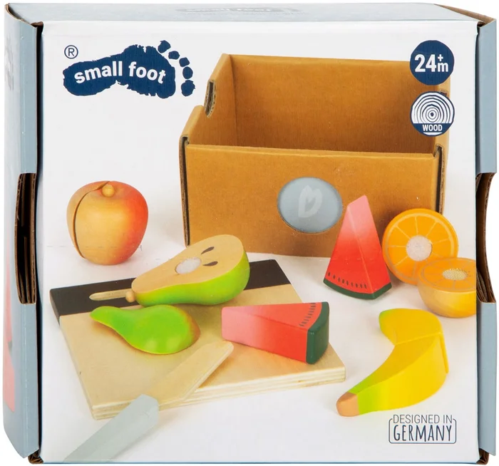Small Foot – Houten Snij- en Speeleten Fruit Set, 13dlg.