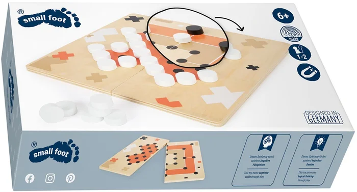 Small Foot – Houten Solitaire en Molenspel Gouden Editie