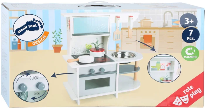 Small Foot – Houten Speelkeuken Graceful, 6dlg.