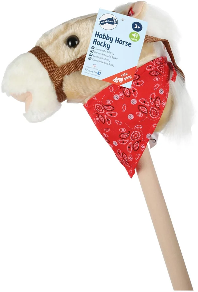 Small Foot – Houten Stokpaard Rocky, 80cm