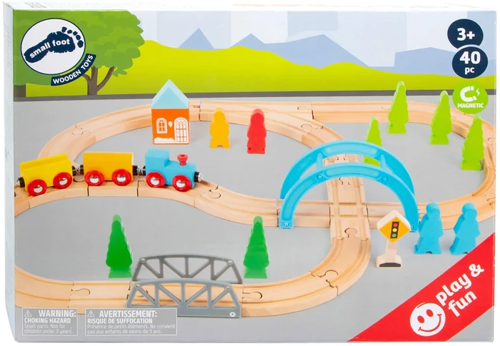 Small Foot – Houten Treinset Big Journey, 40dlg.