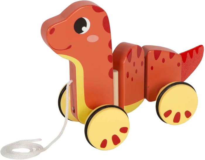 Small Foot – Houten Trekfiguur Dino