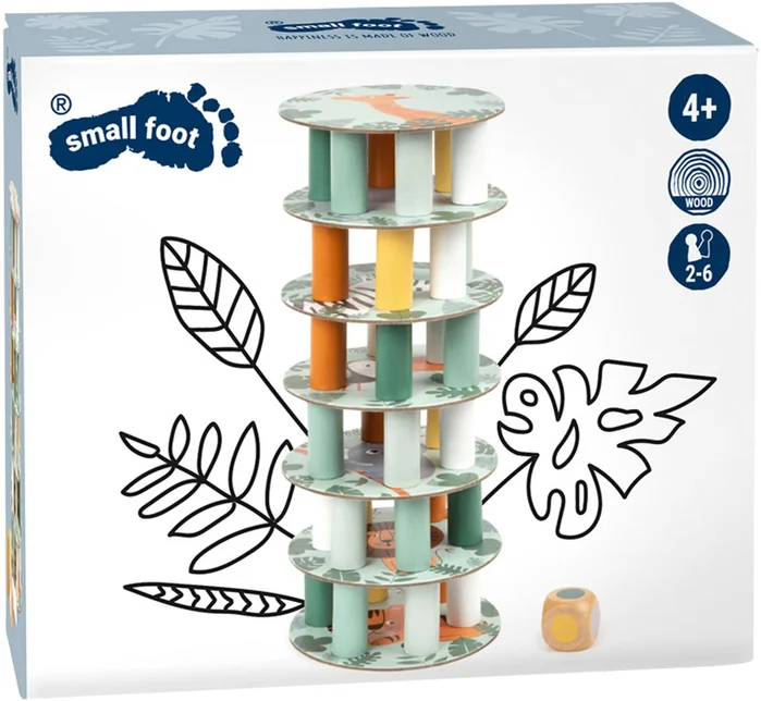 Small Foot – Houten Wiebeltoren Safari Spel
