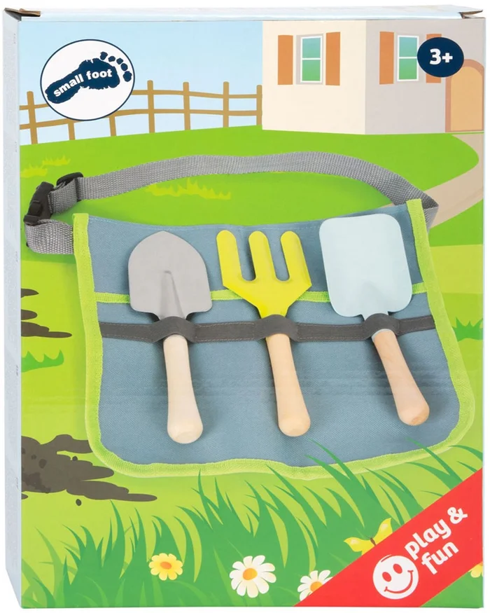 Small Foot – Schoudertas met Tuingereedschap, 4dlg.