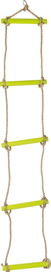 Small Foot – Touwladder met 5 Treden Groen, 200cm