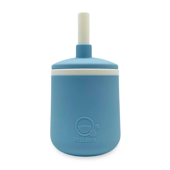 Smikkels – Kinderbecher aus Silikon – Blau