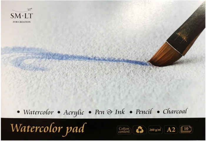 SMLT SMLT Aquarelblok A2 260gr 10 vel