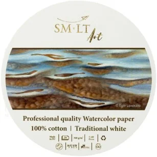 SMLT SMLT Aquarelblok Professional Rond 16 cm 300gr 20 vel