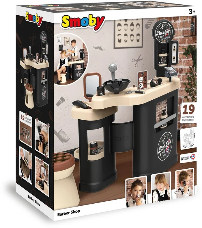 Smoby Barber & Cut – Kapperszaak, 19dlg.