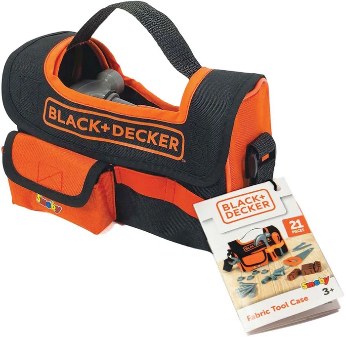 Smoby Black & Decker Gereedschapstas met Gereedschap, 21dlg.