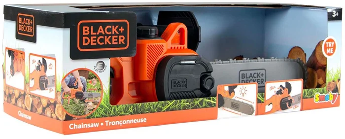 Smoby Black & Decker Kettingzaag met Licht en Geluid