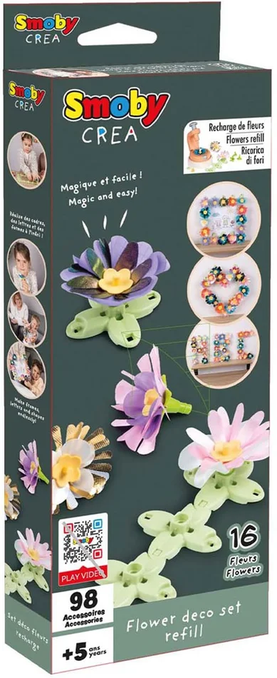 Smoby Crea Bloemen Maken Decoratie Navulling, 98dlg.