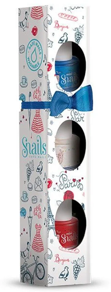 Snails Kindernagellack 3er Geschenkset PARIS neu
