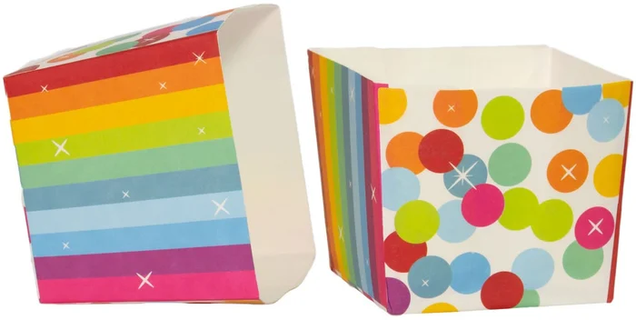 Snoepbakjes Happy Birthday, 5st.