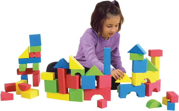 Soft Bausteine Bunt Mini 80tlg.