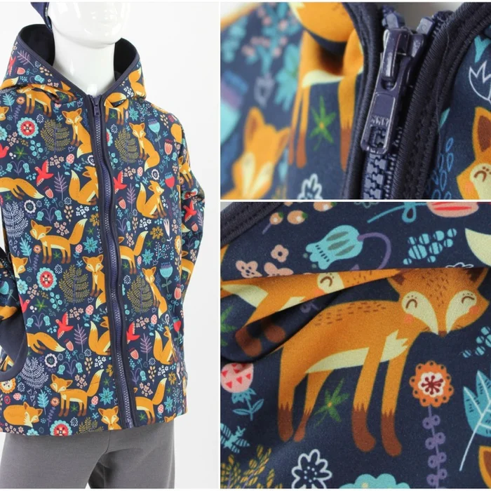 Softshelljacke für Kinder Füchse