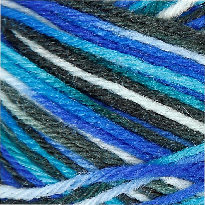 Sokkengaren Blauw/Turquoise, 200cm