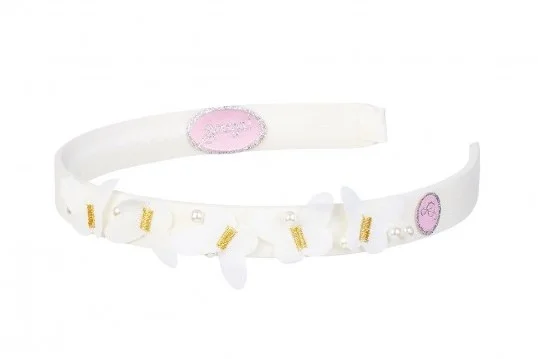 Souza Haarreif Julieta, weiß Schmetterlinge (1 St.)