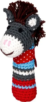 Spiegelburg BabyGlück Häkel Rassel Esel