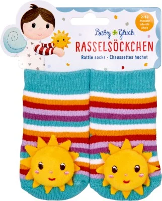 Spiegelburg BabyGlück Rasselsocken Sonne