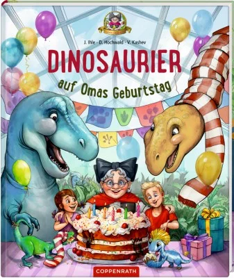 Spiegelburg Buch Dinosaurier auf Omas Geburtstag