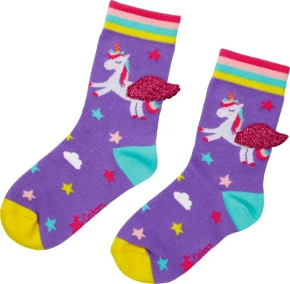 Spiegelburg Einhorn Paradies Socken mit Flügeln