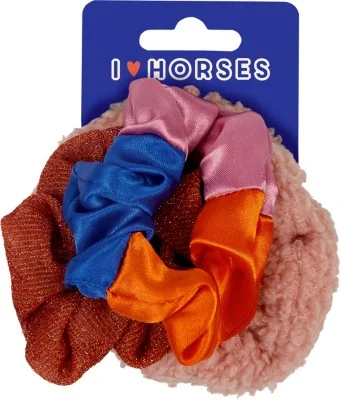 Spiegelburg Haargummi Set Scrunchies I love Horses
