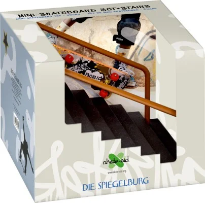 Spiegelburg Mini-Skateboard Set Stairs Skate-Aid