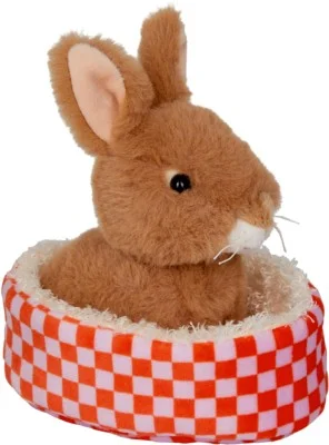 Spiegelburg Plüsch Kaninchen Rosi im Korb